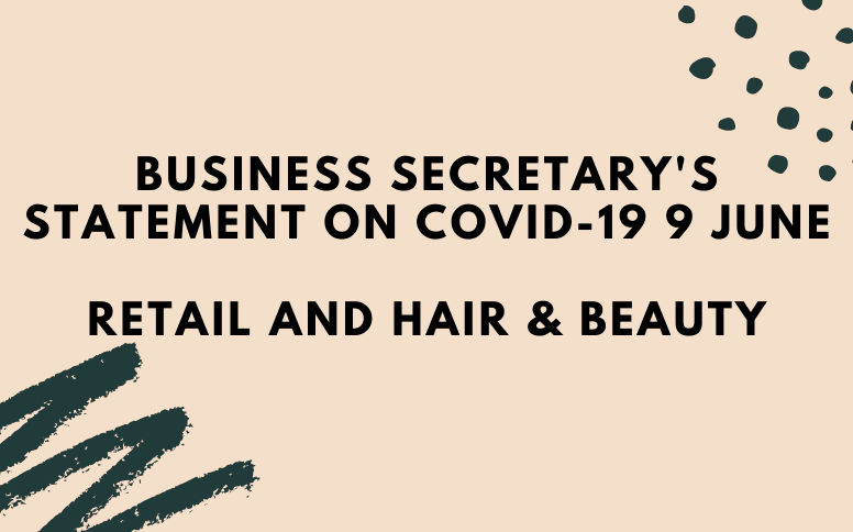 Business Secretary Alok Sharma’s update for Retail, Hair & Beauty