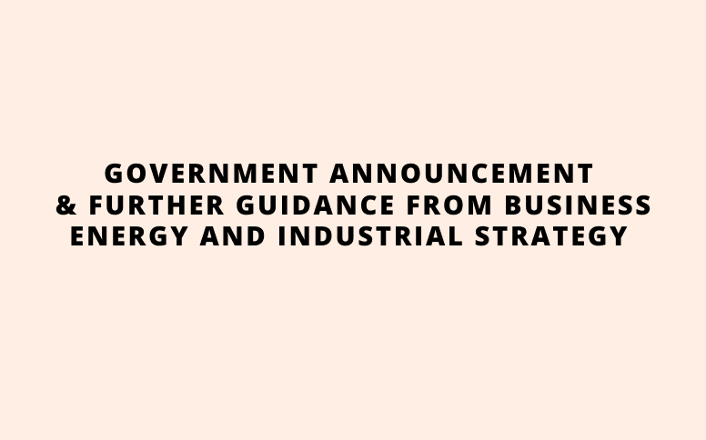 Government Announcement July 9th 2020