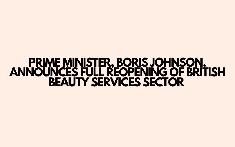 ALL beauty services to reopen August 1st 2020
