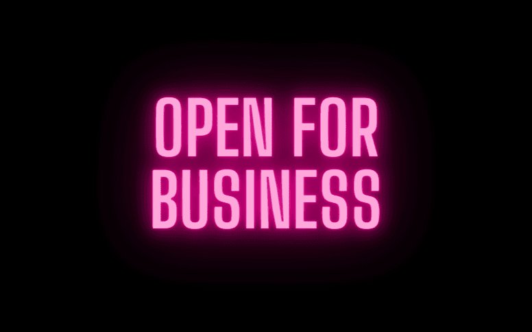 Open For Business