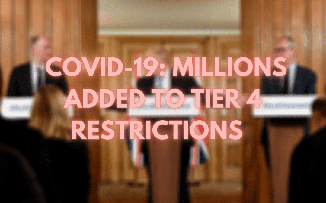 COVID-19: 20 Million More Moved to Tier 4