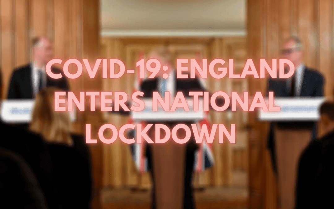 COVID-19: England Enter New Lockdown