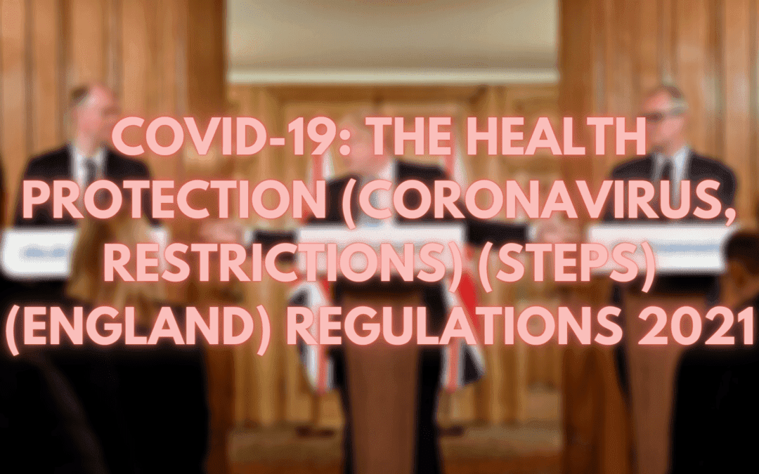 COVID-19: The Health Protection Regulations 2021