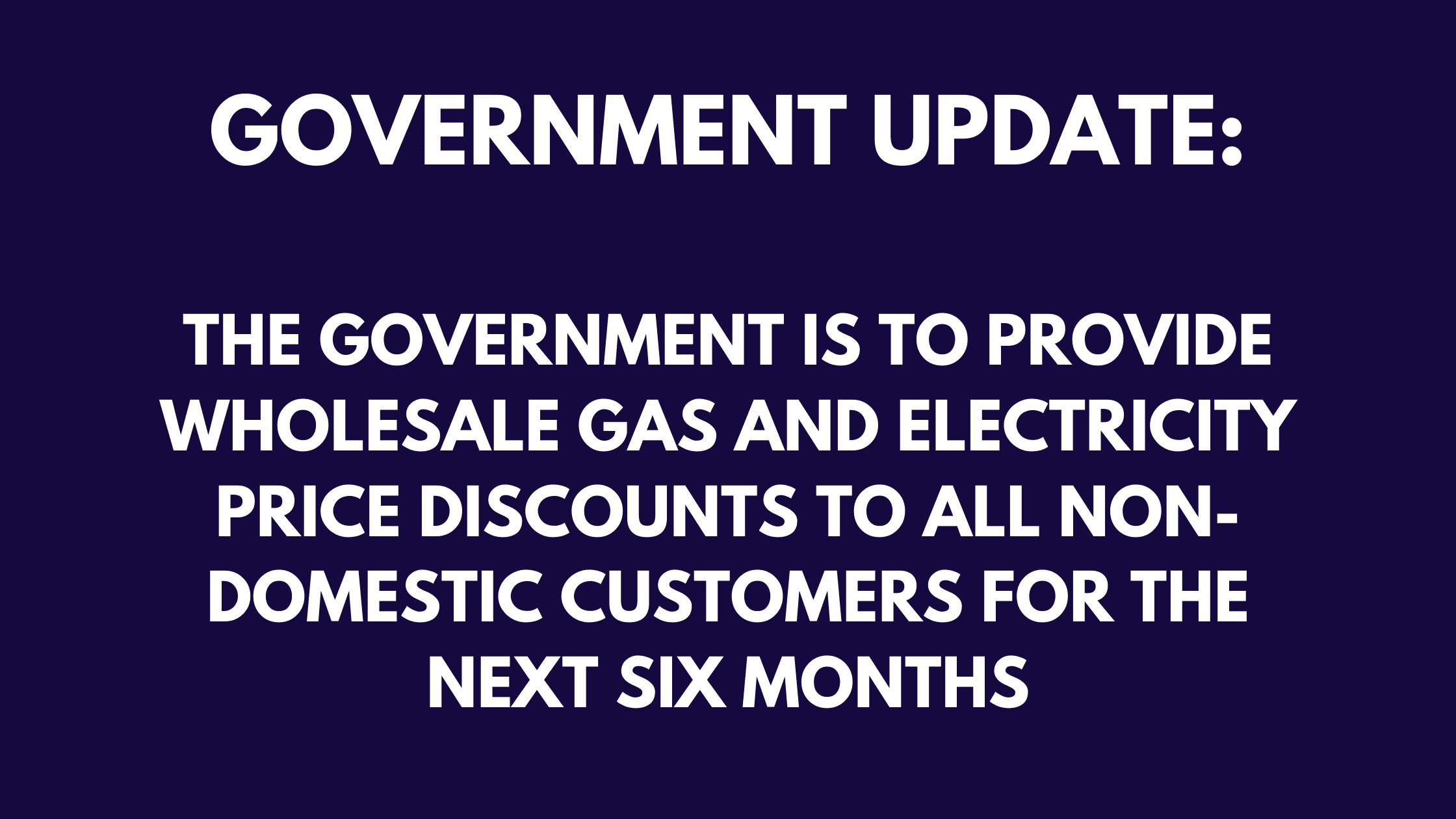 gas and electricity discounts