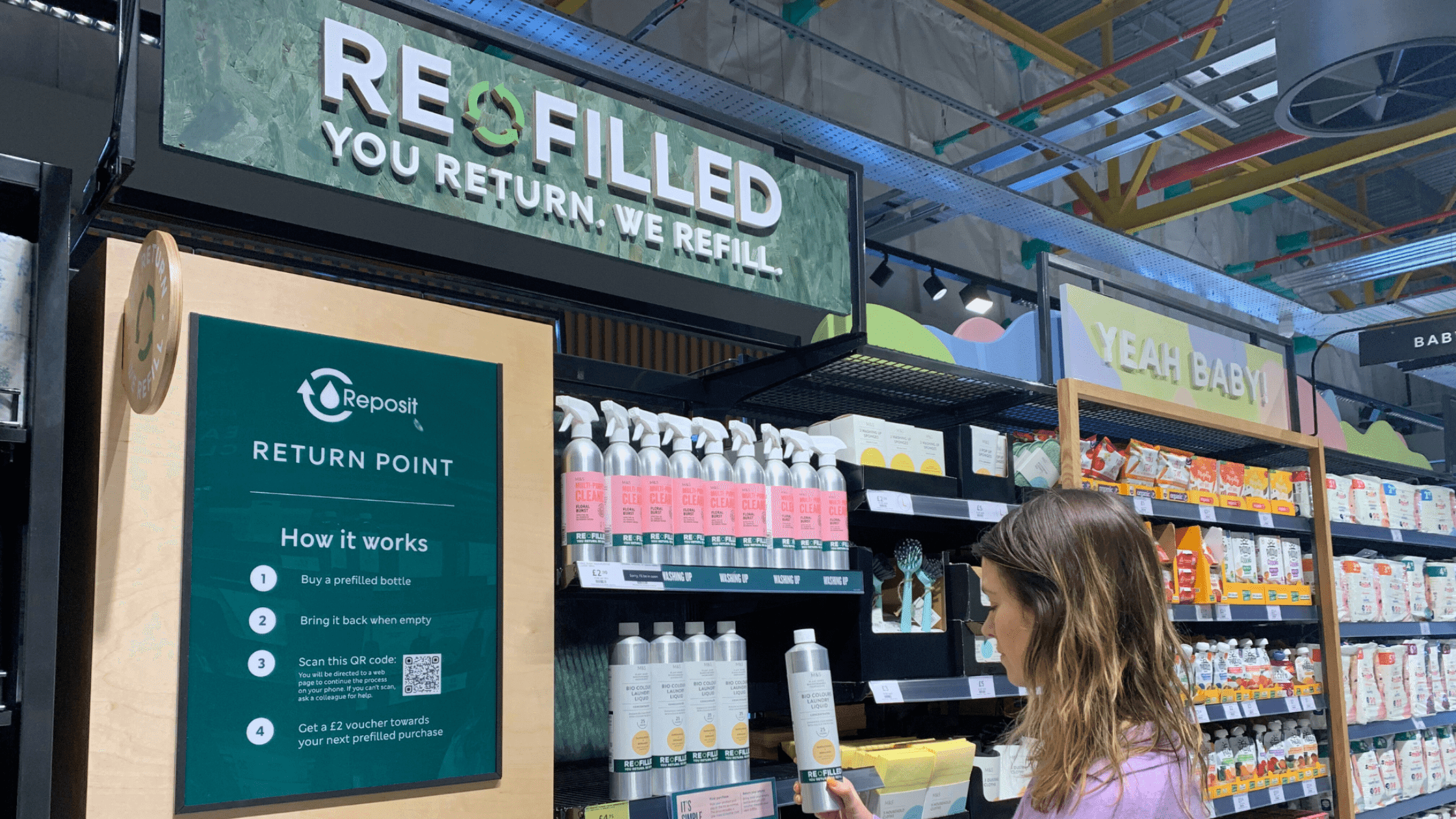 M&S Reposit recycling scheme
